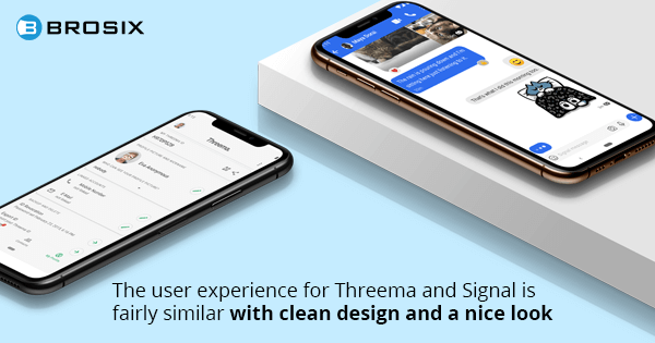 Threema vs Signal - User experience